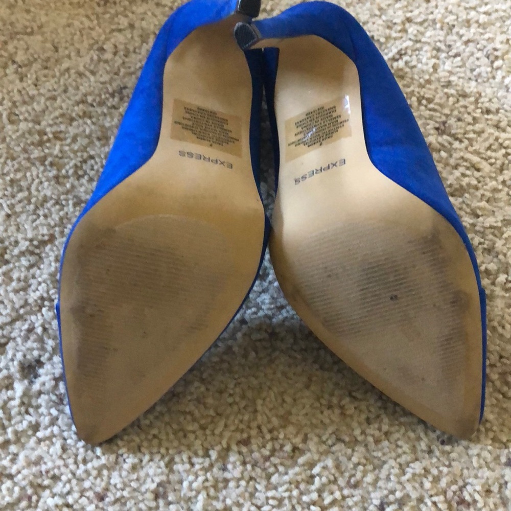 Adorable Express Blue heels - Picture 5 of 7
